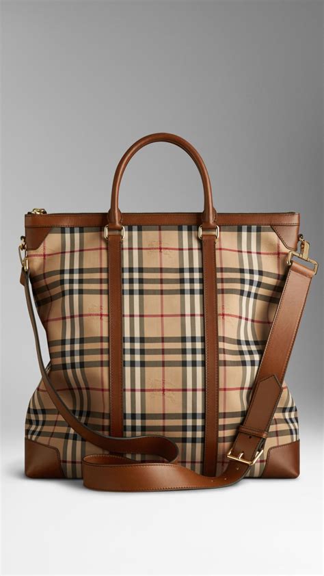 burberry leather tote ebay|Burberry outlet tote bags.